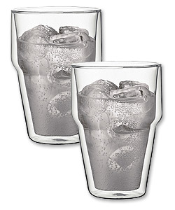 Photo of Bodum 10479-10 Rigi Stacking Double Wall Glass - Medium - Set of 2
