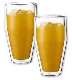 Photo of Bodum 10483-10 Titlis Stacking Double Wall Glass - 15 oz. - Set of 2