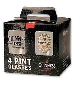 Photo of Guinness Logo Tulip Pint Glass Set