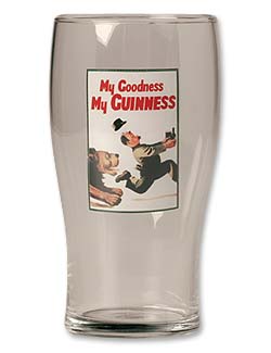 Guinness Vintage Poster Pint Glasses