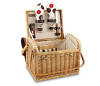 Photo of Kabrio Moka Willow Picnic Basket for 2