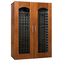 Le Cache Contemporary Series Model 3800 458-Bottle Wine Storage Cabinet in Provincial Cherry Finish