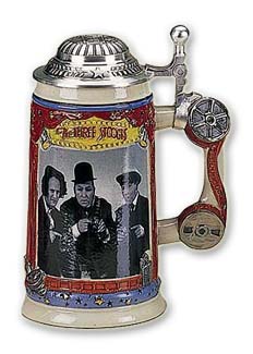 Photo of Three Stooges Double Feature Beer Stein