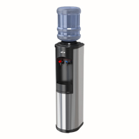 Stainless Steel Hot 'N Cold Water Cooler w/WTG