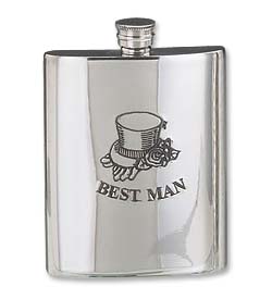 Photo of Best Man 6oz Hip Flask
