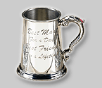 Best Man Pewter Beer Tankard