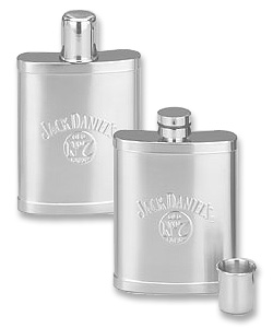 Photo of Jack Daniel's 7 Ounce Satin Flask with Shot Cap - 7 oz.