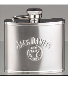Photo of Jack Daniel's 4 Ounce Satin Liquor Flask - 4 oz.