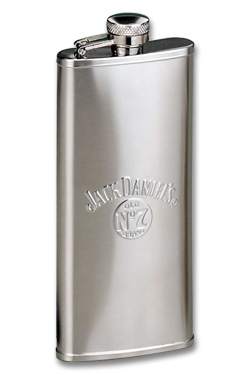 Photo of Jack Daniel's 5 Ounce Stainless Steel Satin Boot Flask- 5 oz.