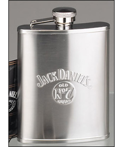 Photo of Jack Daniel's 6 Ounce Satin Liquor Flask - 6 oz.