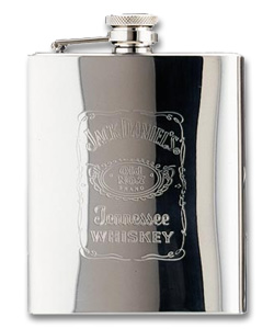 Photo of Jack Daniel's Stainless Steel Hip Flask - 7 oz.