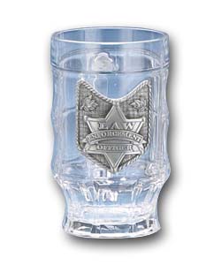 Photo of Law Enforcement Glass Facet Beer Mug