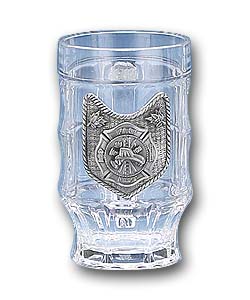 Photo of Fire Department Glass Facet Beer Mug