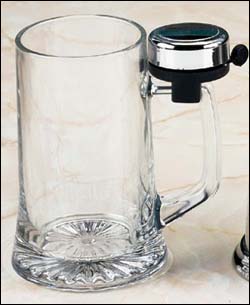 Photo of Bike Bell Glass Beer Stein