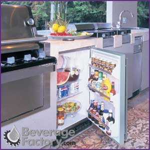 Photo of Marvel 6OAR-SS-F Outdoor Refrigerator.