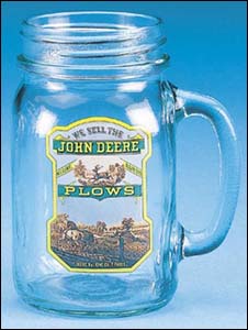 Photo of John Deere Plows Drinking Jar