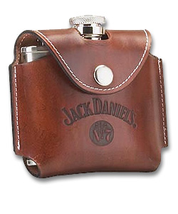 Photo of Jack Daniel's Old No 7 Brown Leather Flask - 4 oz.