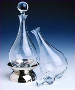 Photo of Regency Wine Decanter with Silver Plated Base