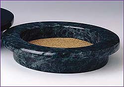 Photo of Green Marble Grande Wine Bottle Coaster