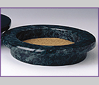 Green Marble Grande Wine Bottle Coaster