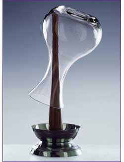 View Larger Image of Beechwood Decanter Drying Stem