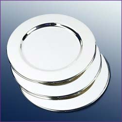 Photo of Platinum Wine Bottle Coasters (Set of 4)
