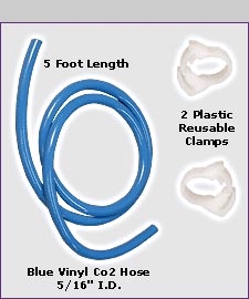 Photo of 5 Ft. 5/16 Inch I.D Air Assembly & 2 Snap Clamps