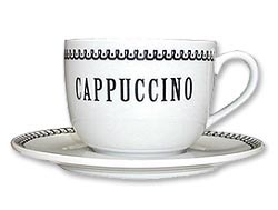 Photo of Cappuccino Cup & Saucer by Paula Scaletta (Set of 4)