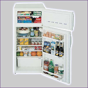 Photo of Summit CP89 5.9 Cu Ft Slim Line Refrigerator & Freezer.