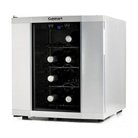 Cuisinart CWC-1200 12-Bottle Private Reserve Wine Cellar with Stainless Steel Glass Door