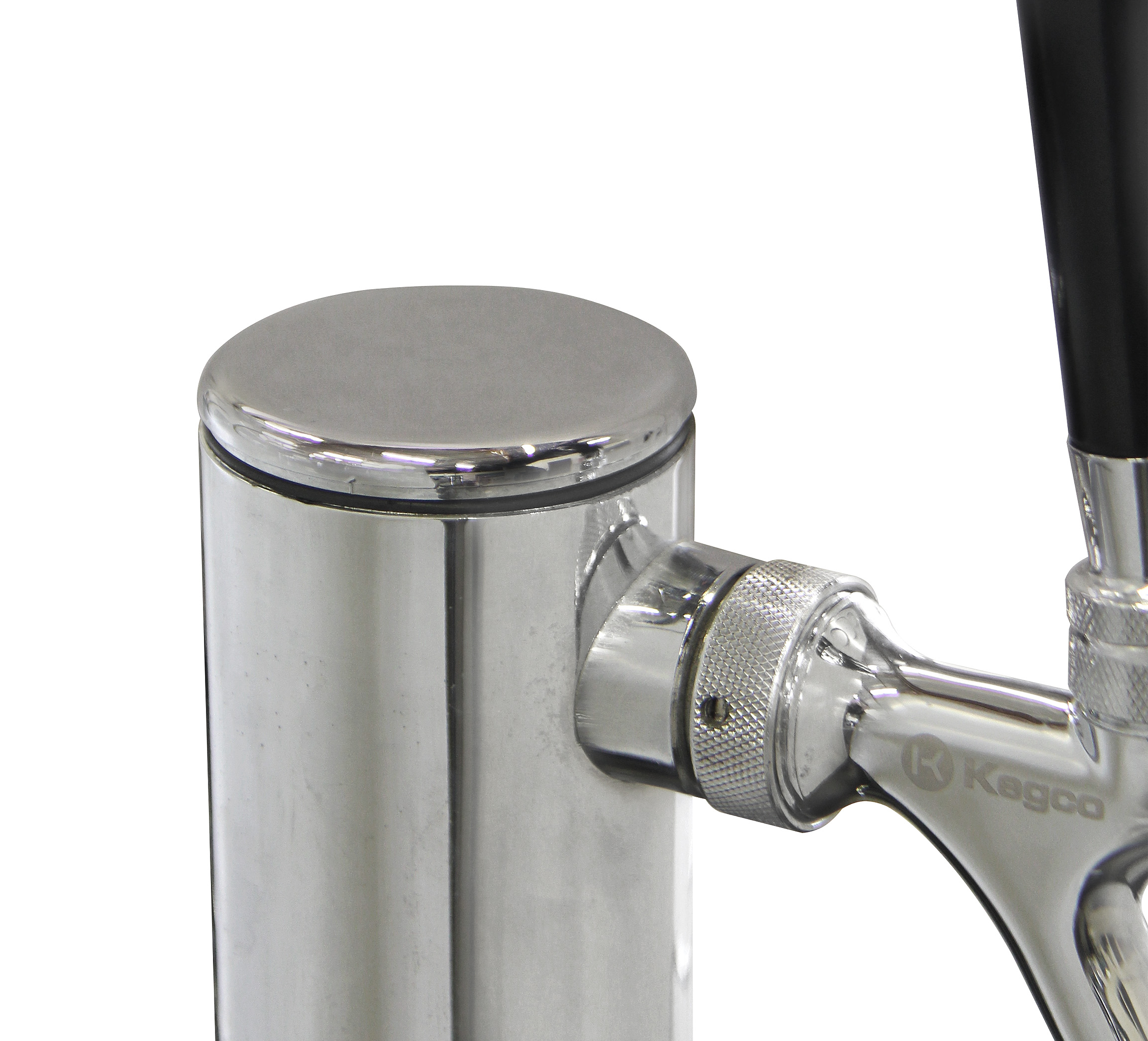 Chrome Plated Brass Replacement Tower Cap for 2 1/2" Diameter Tower D122PA