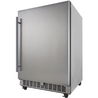 Silhouette Professional Aragon 5.5 Cu. Ft. Outdoor Rated Refrigerator - Stainless Steel