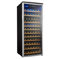 Danby DWC612BLP 75-Bottle Wine Refrigerator with Platinum Door Trim