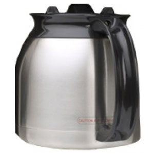 Photo of Brew Express 10 Cup Thermal Carafe - Stainless Steel with Black Handle