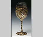 Lolita Love My Wine Glass - Leopard Stemware