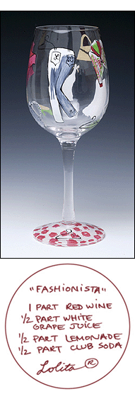 Photo of Lolita Love My Wine Glass - Fashionista Stemware