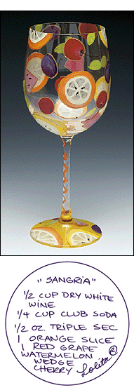 Photo of Lolita Love My Wine Glass - Sangria Stemware