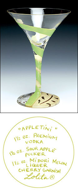 Photo of Lolita Love My Martini Glass  - Appletini Martini Glass