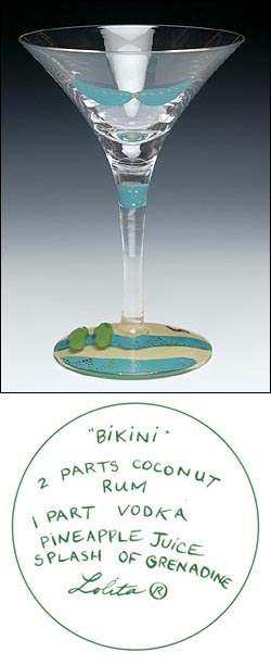 Photo of Lolita Love My Martini Glass  - Bikini Martini Glass