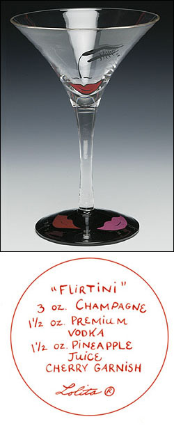 Photo of Lolita Love My Martini Glass  - Flirtini Martini Glass