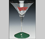 Golftini Martini Glass by Lolita Love my Martini Collection