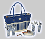 Photo of Picnic at Ascot Aegean Picnic Basket Cooler Tote for 4