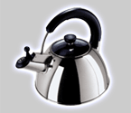 Oggi Whistling Stainless Steel 2.5-Liter Tea Kettle