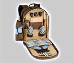 Picnic Time Avalon Driftwood Picnic Backpack for 2
