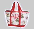 Picnic Time Topanga Waterproof Shoulder Tote - Rose Edition