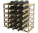 Bordex 30 Bottle Wine Rack - Natural Finish