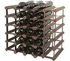 Photo of Bordex 30 Bottle Wine Rack - Cherry Finish