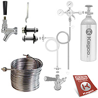 Build Your Own 50' Jockey Box Portable Coil Conversion Kit - Right Faucet Mount