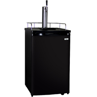 Inventory Reduction - Full-Size Keg Beer Dispenser with Black Cabinet and Door