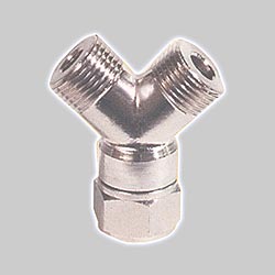 Photo of Beer Y Fitting with 3/8 Inch Bore